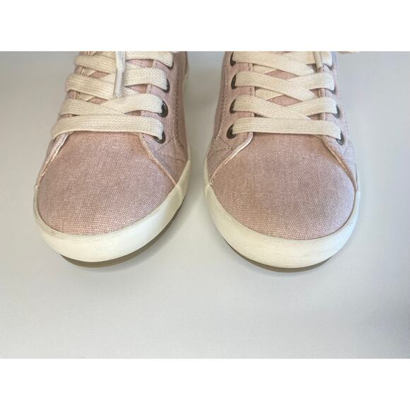 TAOS SNEAKERS WOMENS 6.5 US 37 EU SHELL PINK HEMP STAR CANVAS STA-12844 CASUAL - Picture 6 of 11